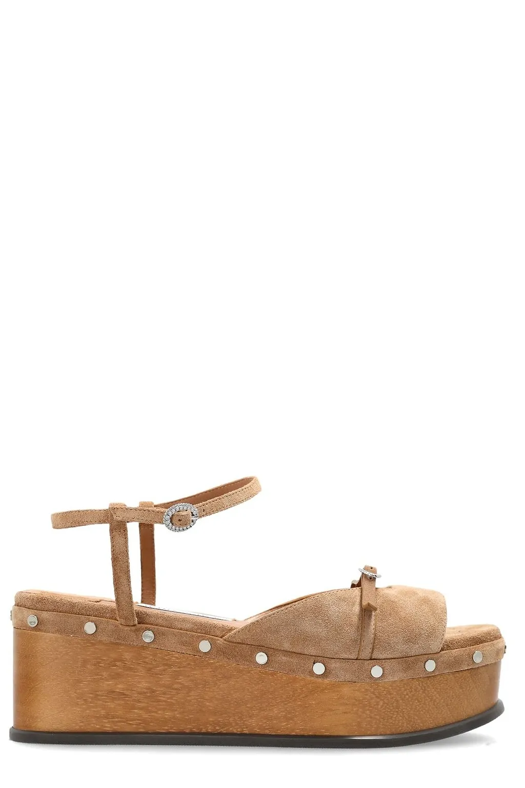 Kata 60 Velvet Wedge Sandals