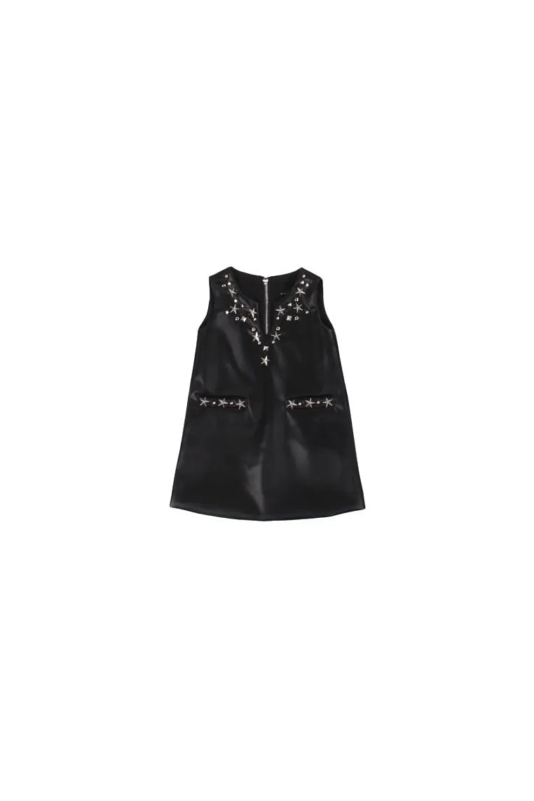 John Richmond Junior Star-Embellished Sleeveless Party Dress