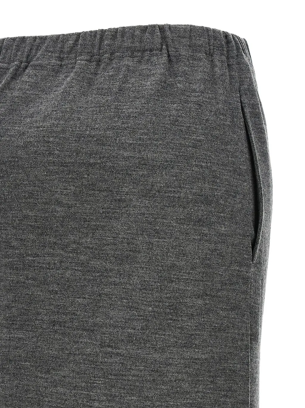 Junya Watanabe Melange Knit Midi Skirt