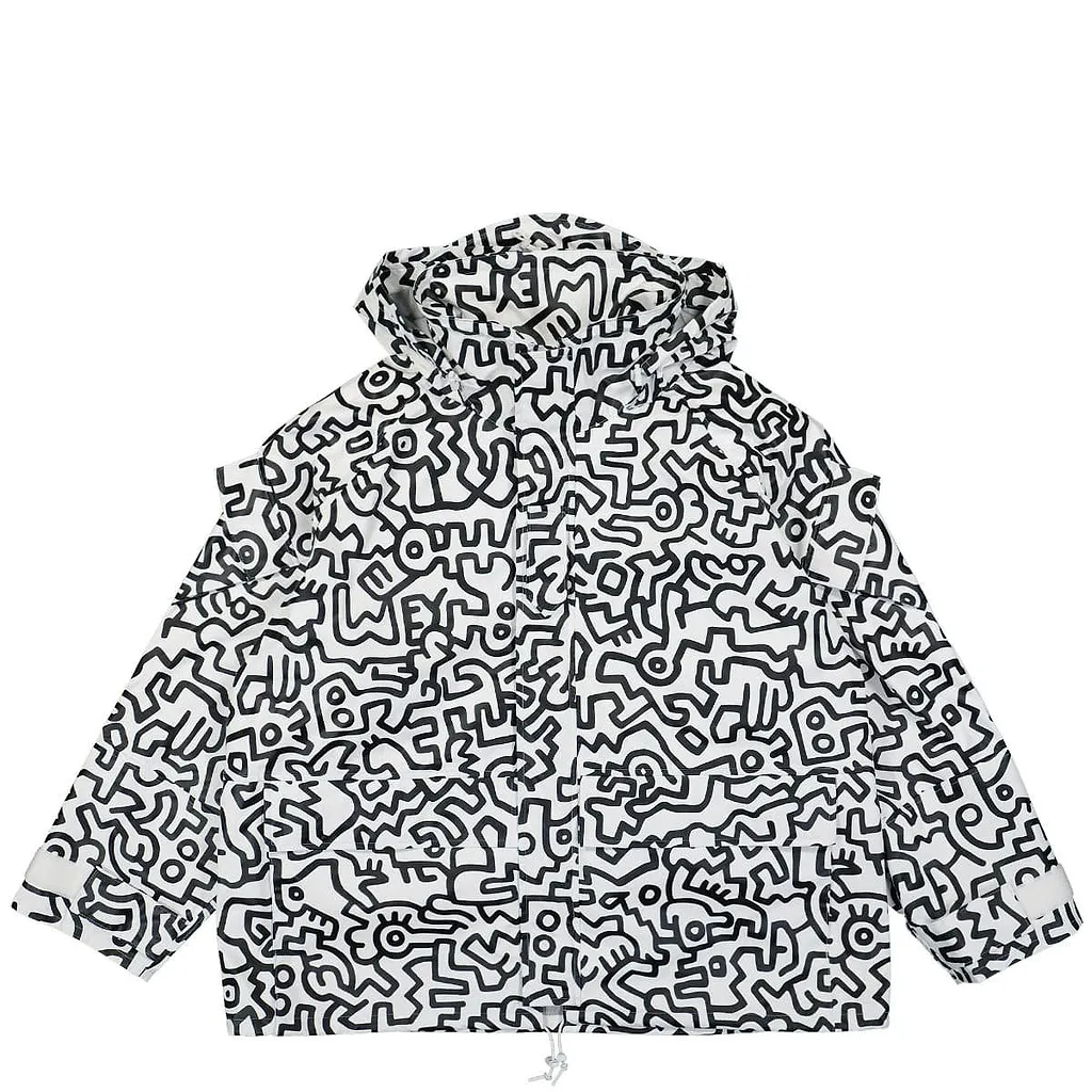 Junya Watanabe Man X Keith Haring Graphic-Print Hooded Jacket