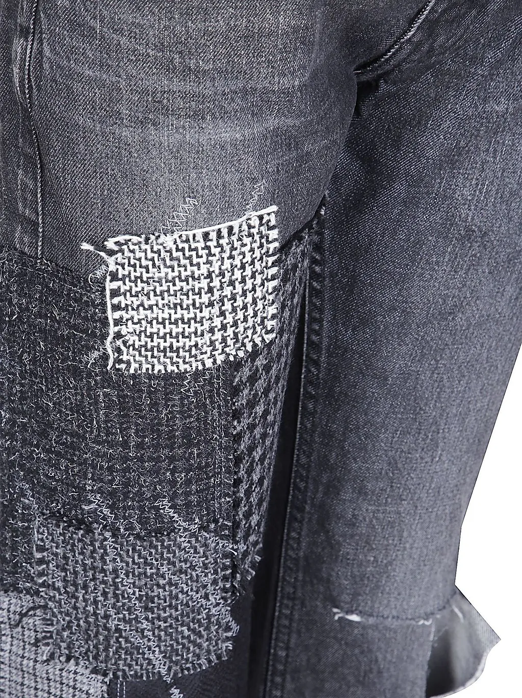 Junya Watanabe Patchwork Distressed Jeans
