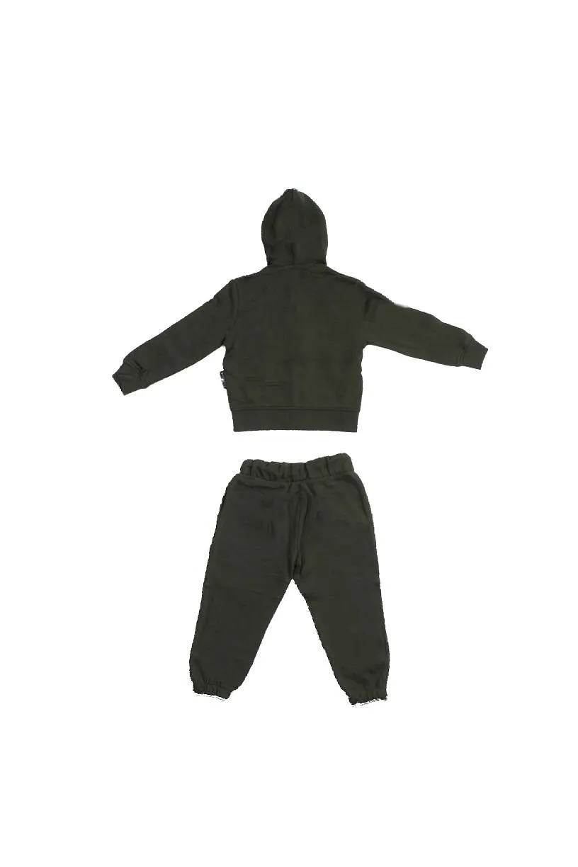 John Richmond Kids Hooded Zipped Tracksuit Set
