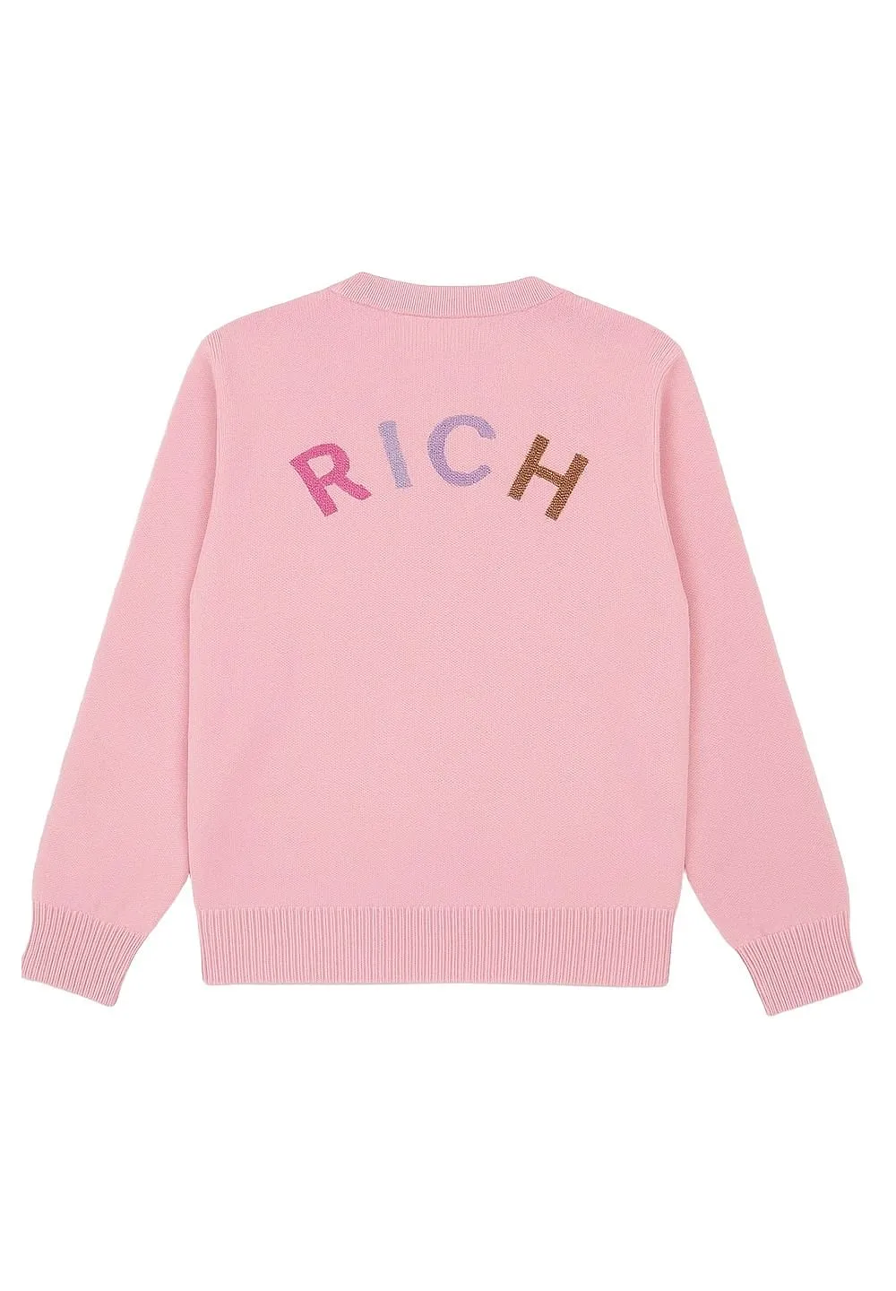 John Richmond Kids Logo Intarsia Cardigan
