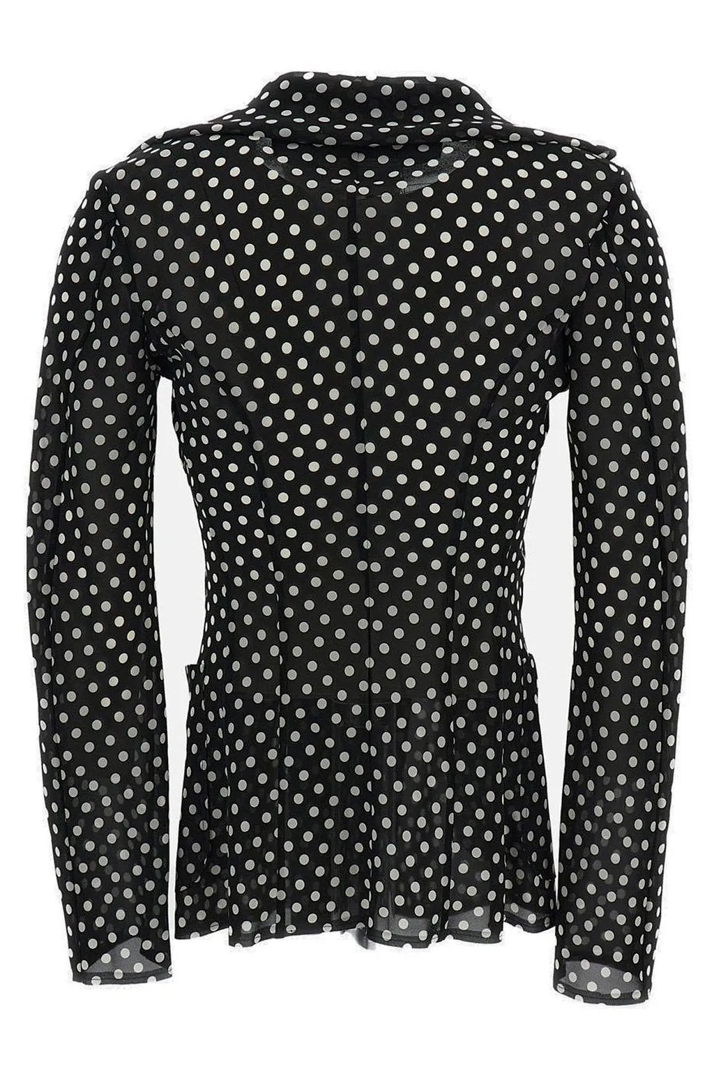 Junya Watanabe Polka-Dot Fitted Blouse
