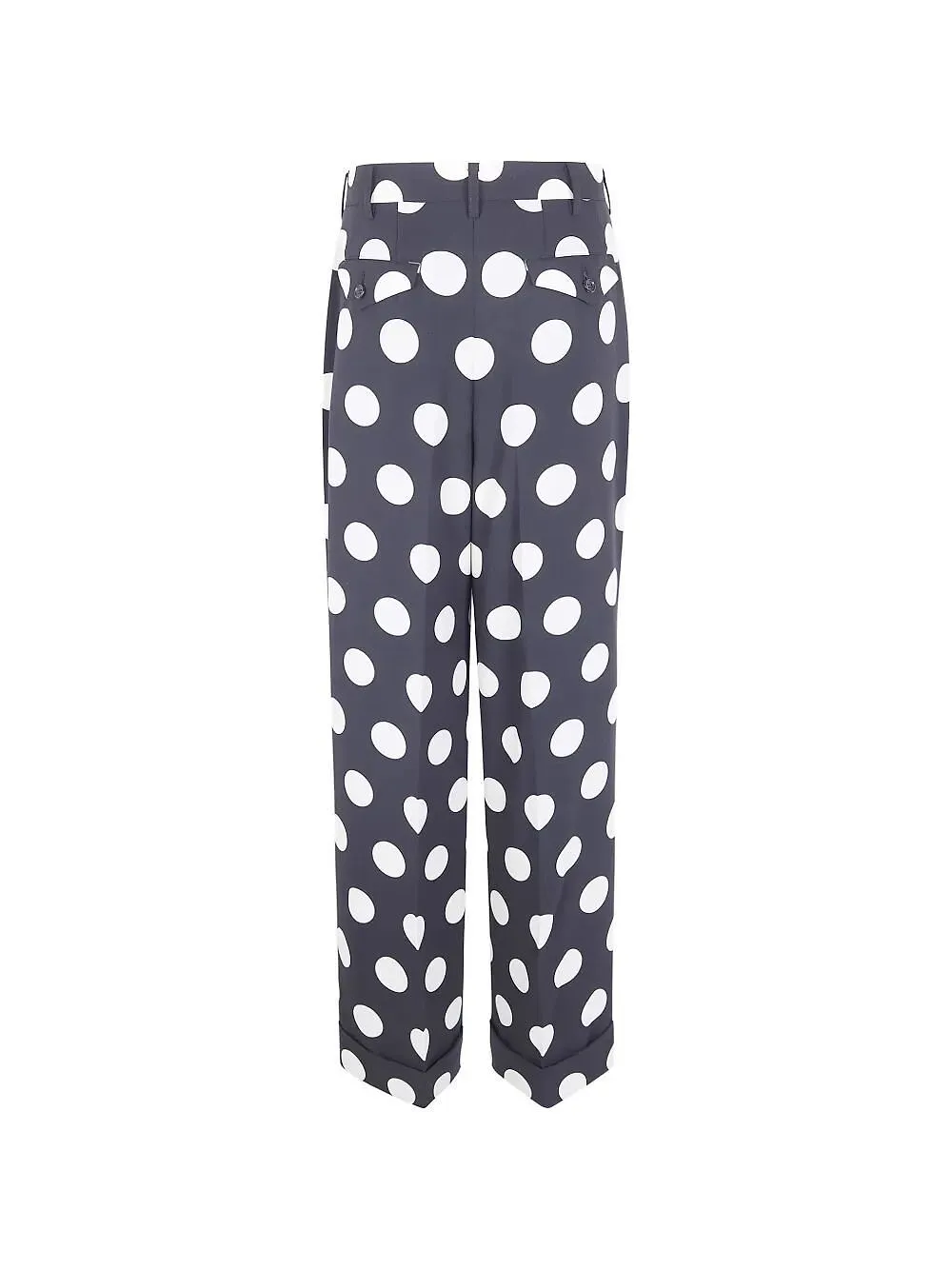 Junya Watanabe Polka-Dot Pleated Trousers