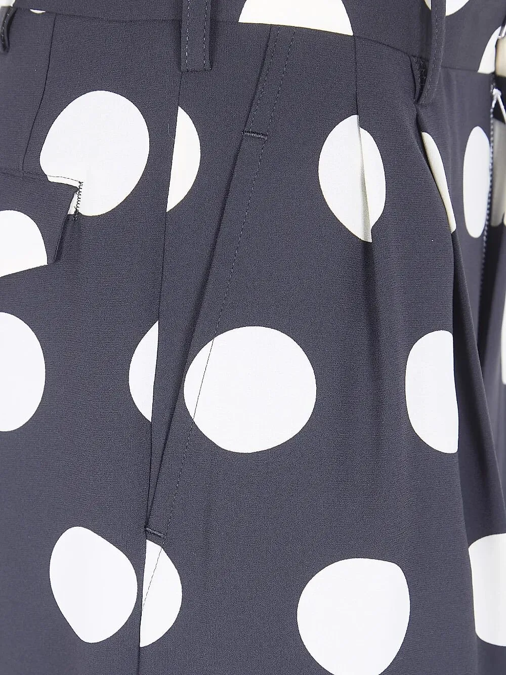 Junya Watanabe Polka-Dot Pleated Trousers