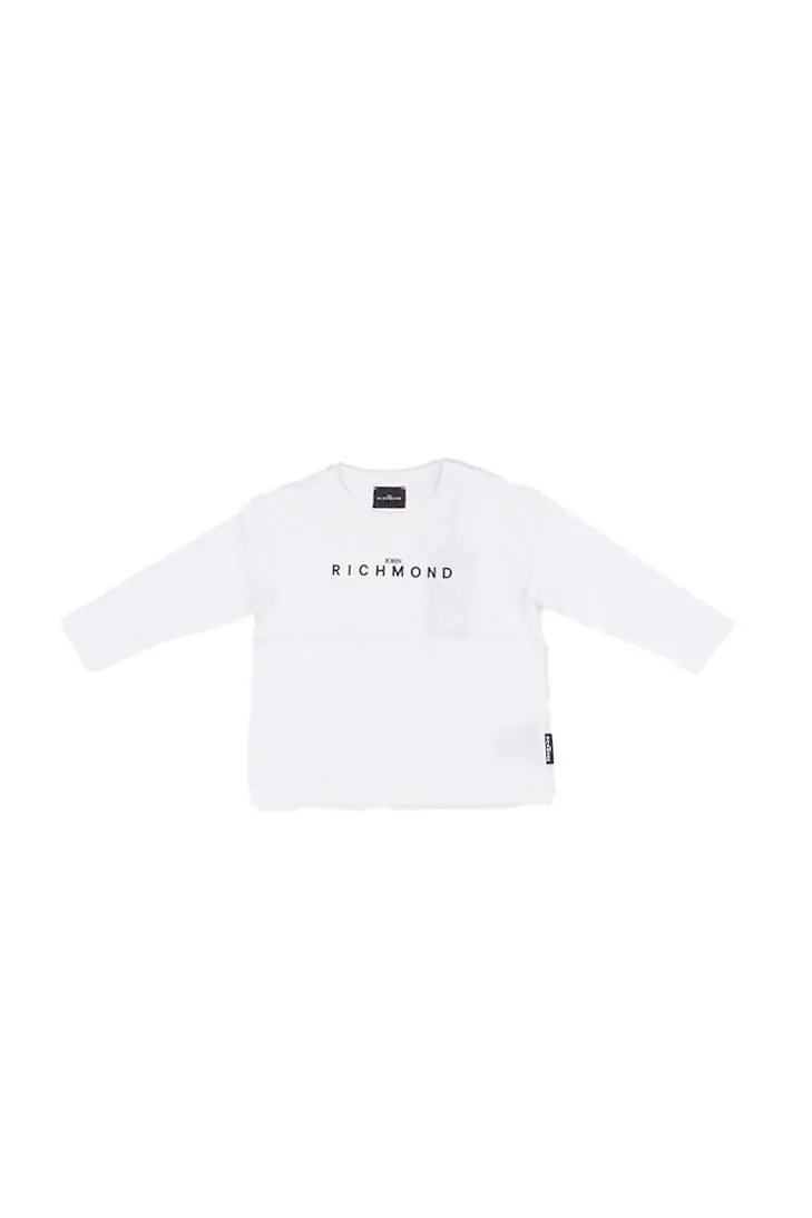 John Richmond Logo-Printed Crewneck Top