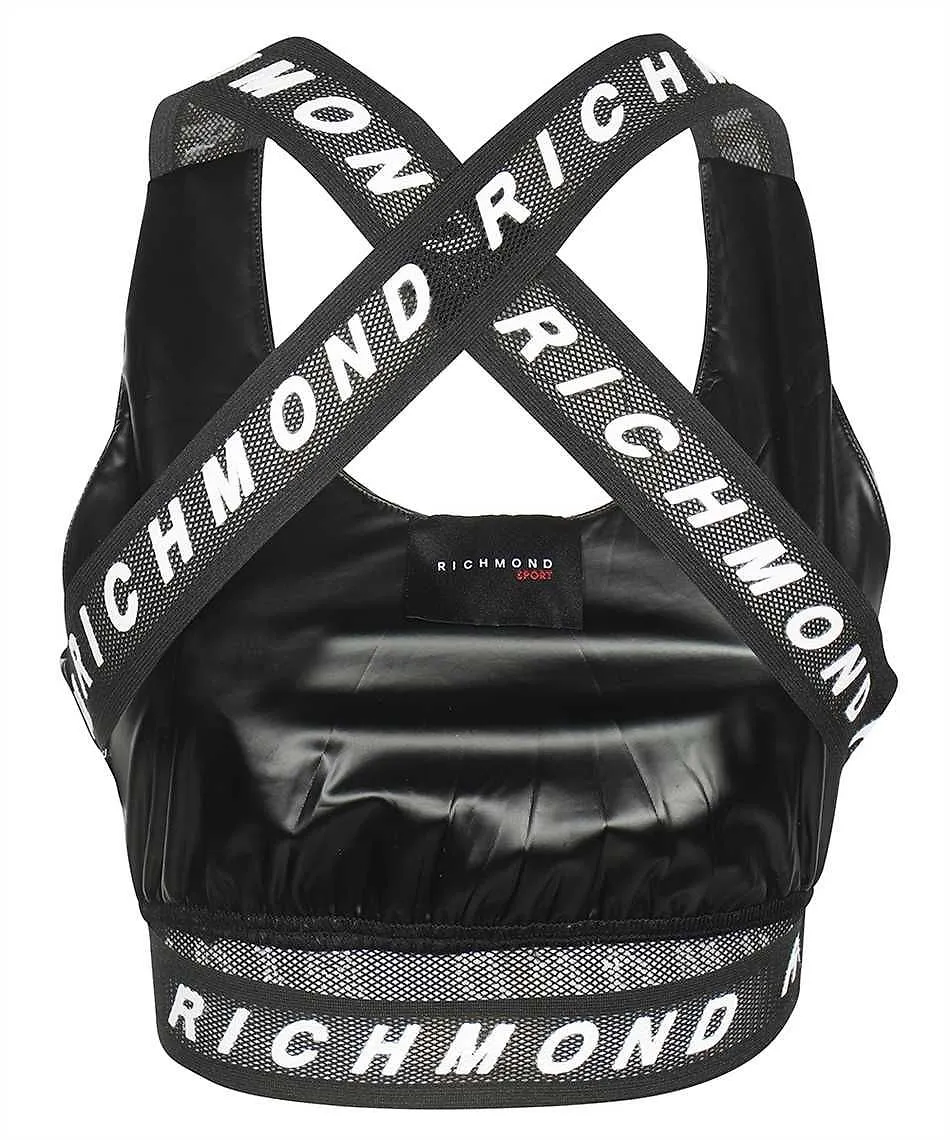 John Richmond Logo-Strap Performance Top