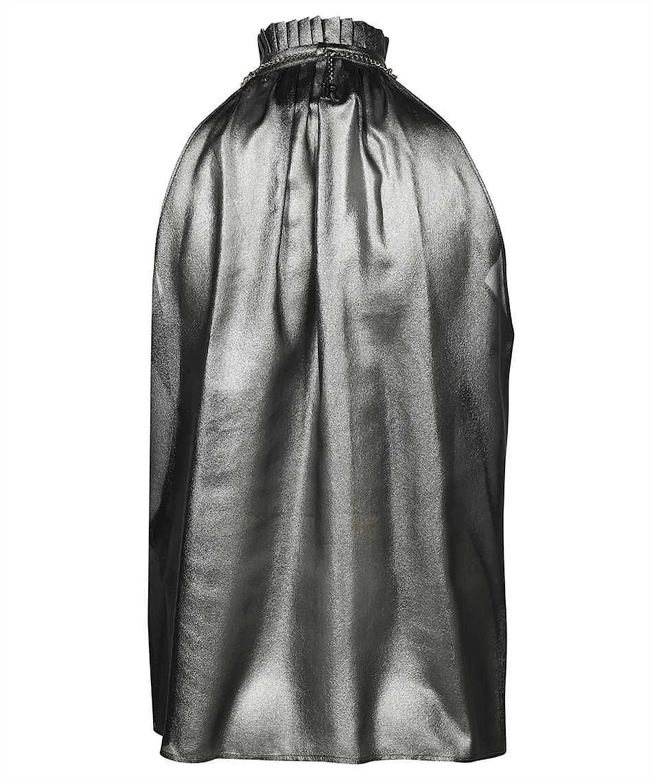 John Richmond Metallic Necklace Halter Top