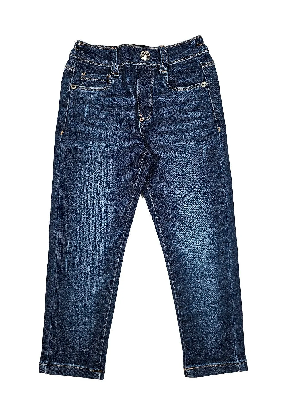 John Richmond Kids Distressed Straight Leg Jeans