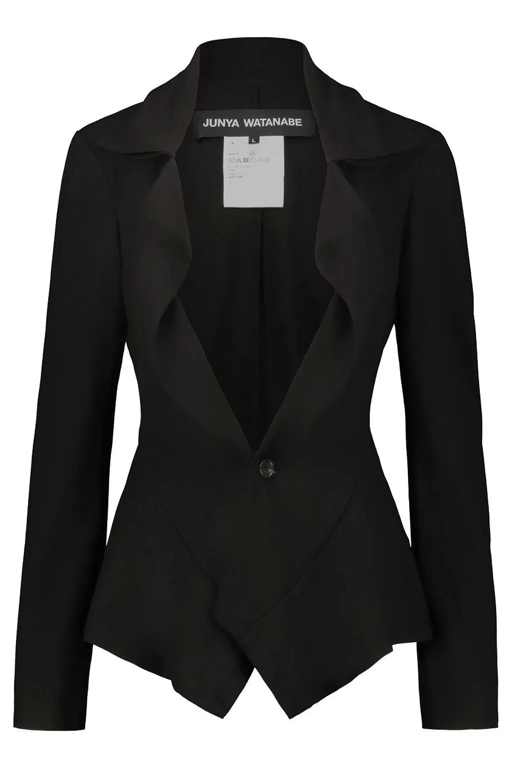 Junya Watanabe Single-Breasted Ruffled Jacket