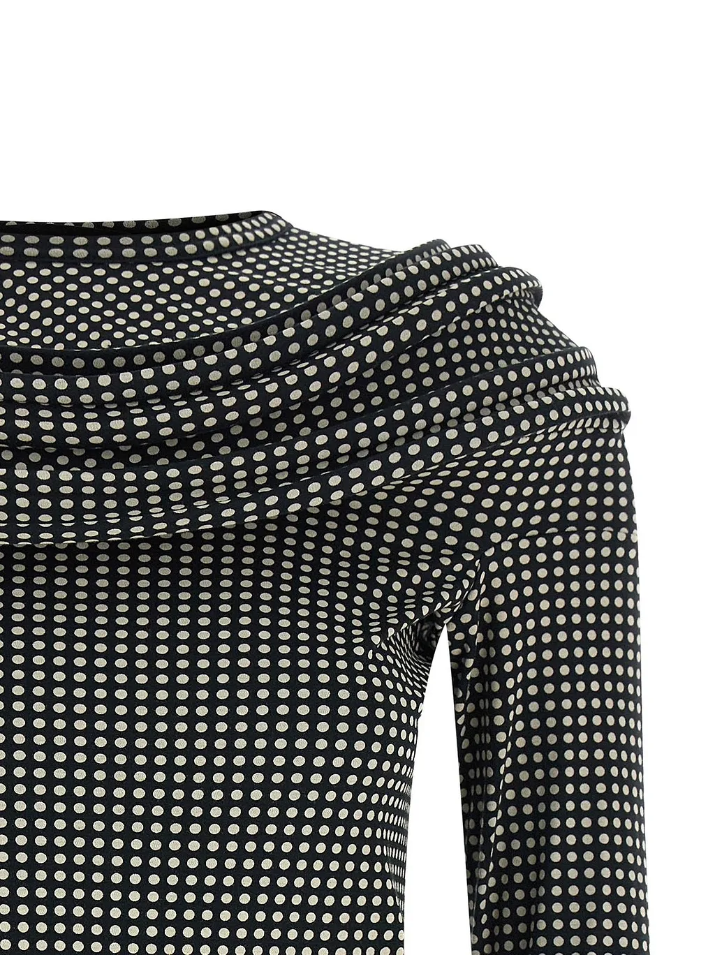 Junya Watanabe Sculptural Polka Dot Mini Dress