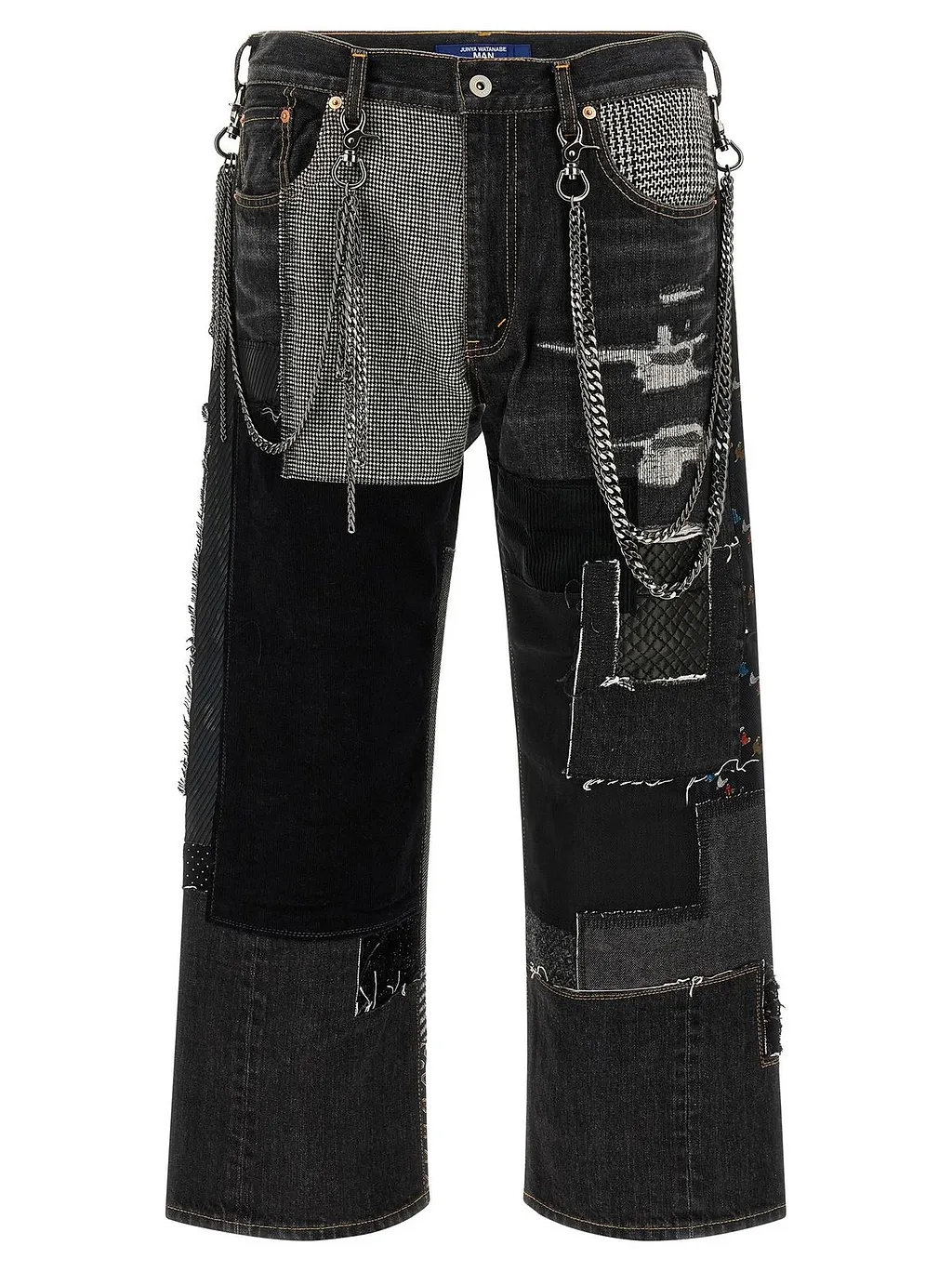 Junya Watanabe Patchwork Wide-Leg Jeans