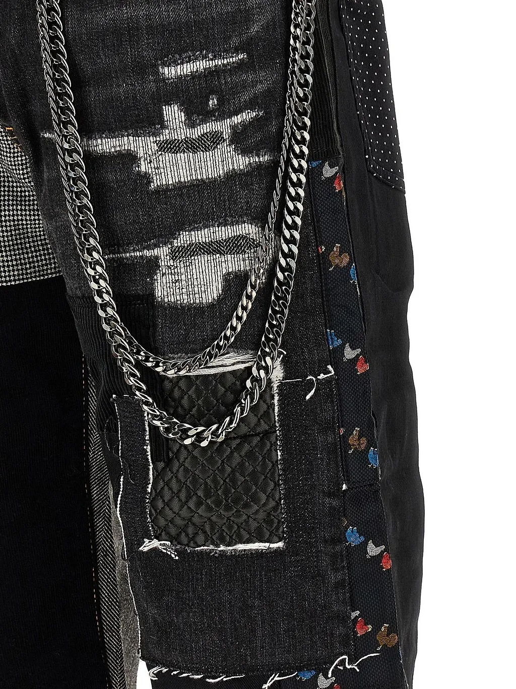 Junya Watanabe Patchwork Wide-Leg Jeans