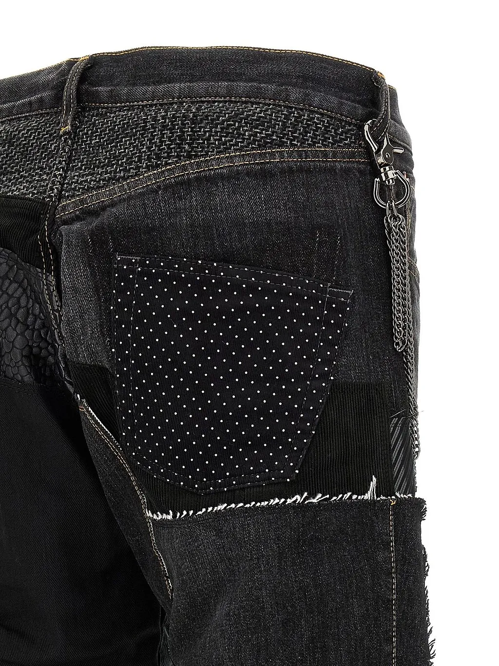 Junya Watanabe Patchwork Wide-Leg Jeans