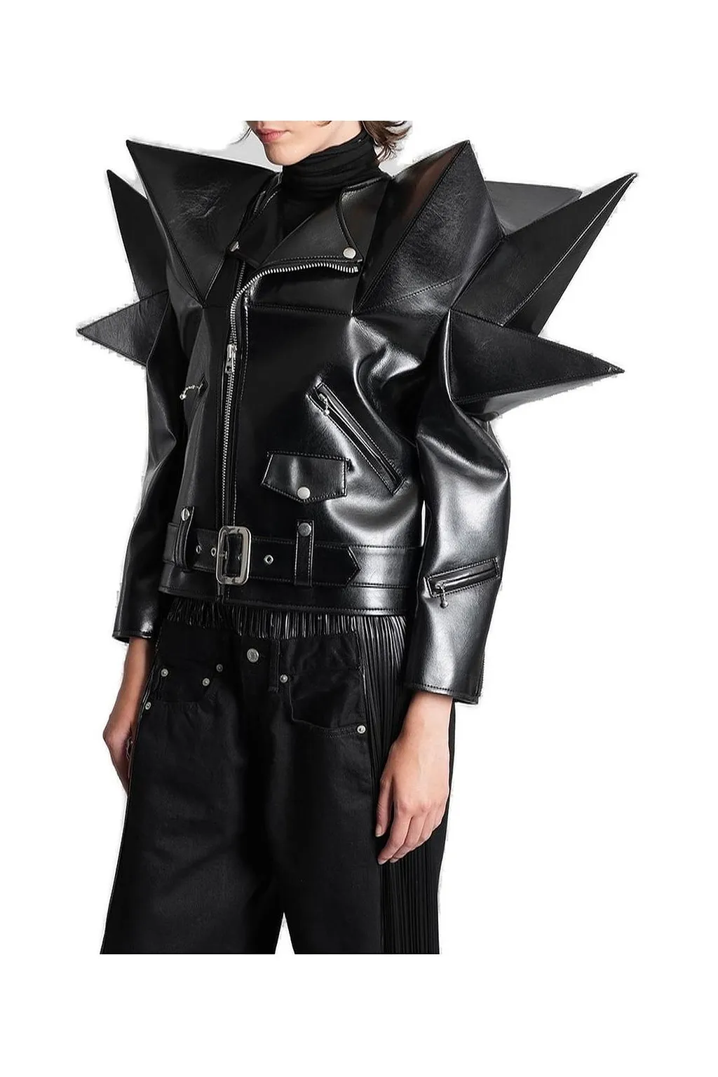 Junya Watanabe Zipped Biker Jacket