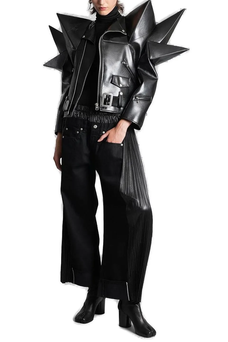 Junya Watanabe Zipped Biker Jacket