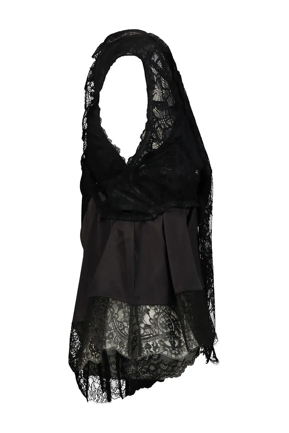 Junya Watanabe X Peach John V-Neck Lace Blouse