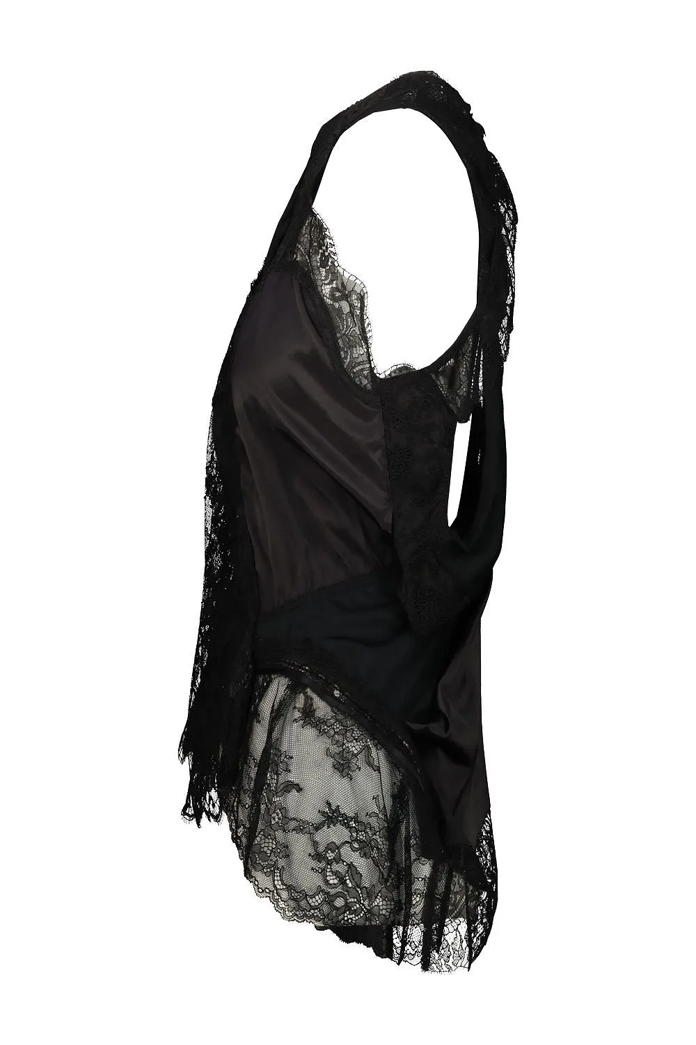 Junya Watanabe X Peach John V-Neck Lace Blouse