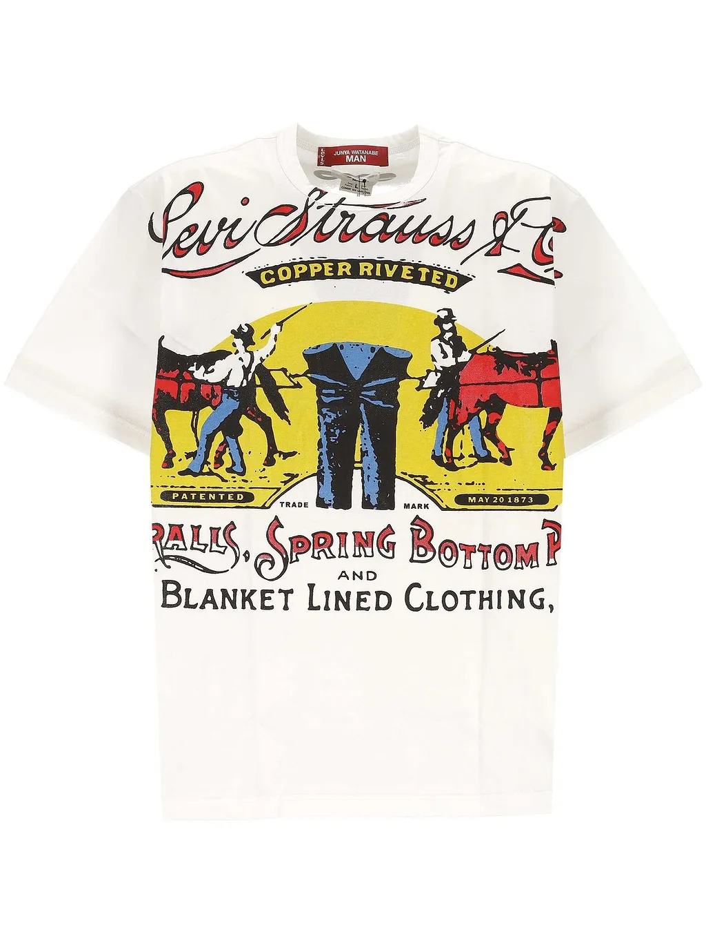 Junya Watanabe X Levi's Graphic Printed Crewneck T-Shirt
