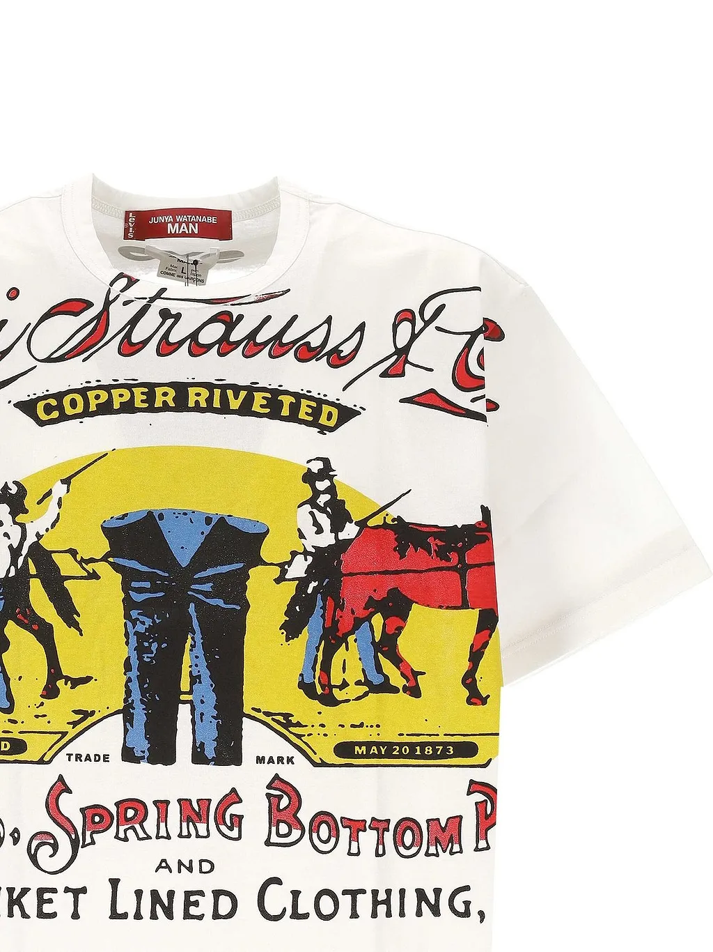 Junya Watanabe X Levi's Graphic Printed Crewneck T-Shirt
