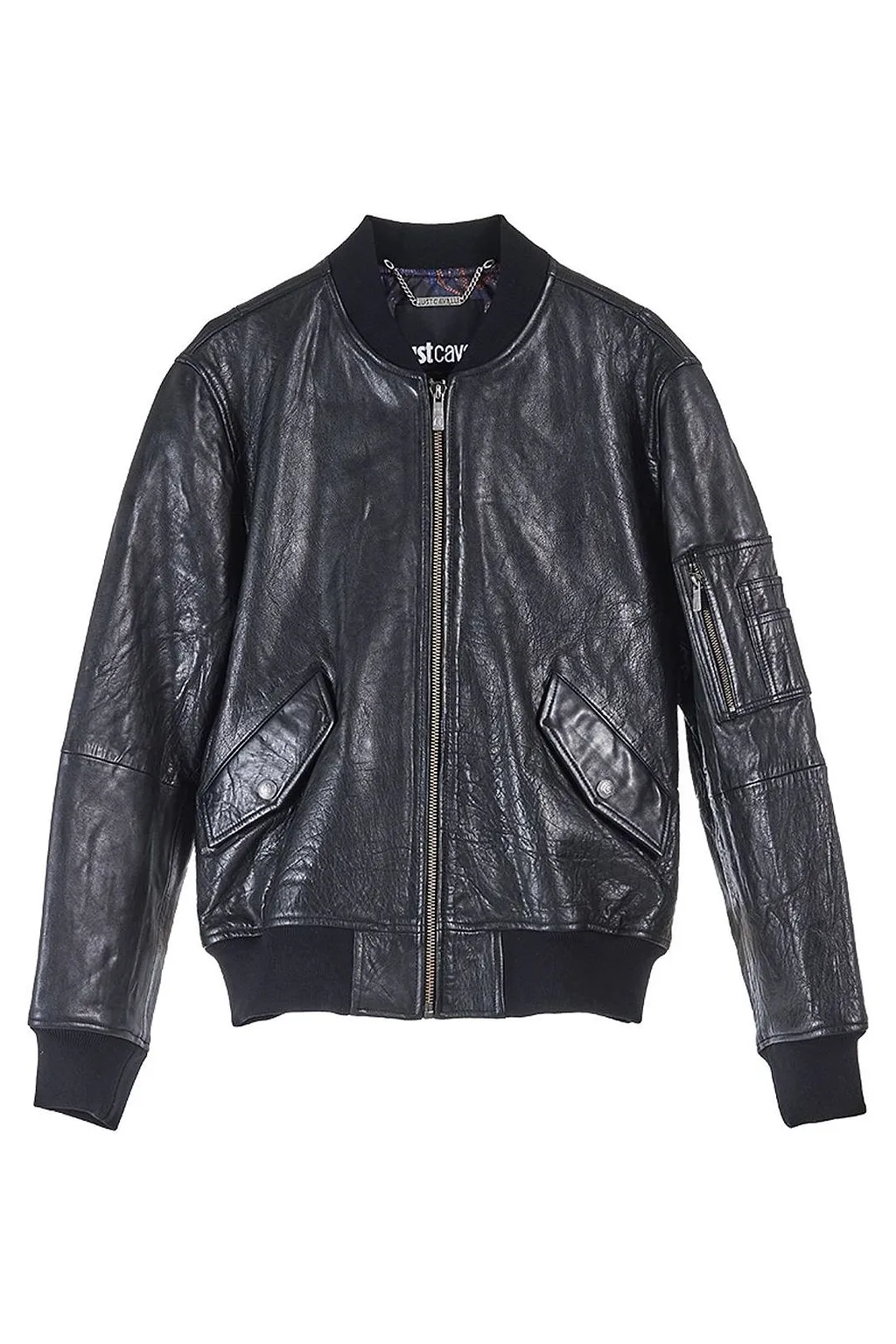 Just Cavalli Biker Bomber Jacket