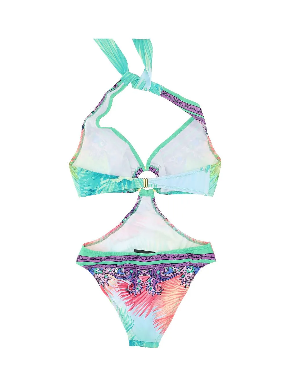 Just Cavalli Graphic Printed One-Piece Bikini