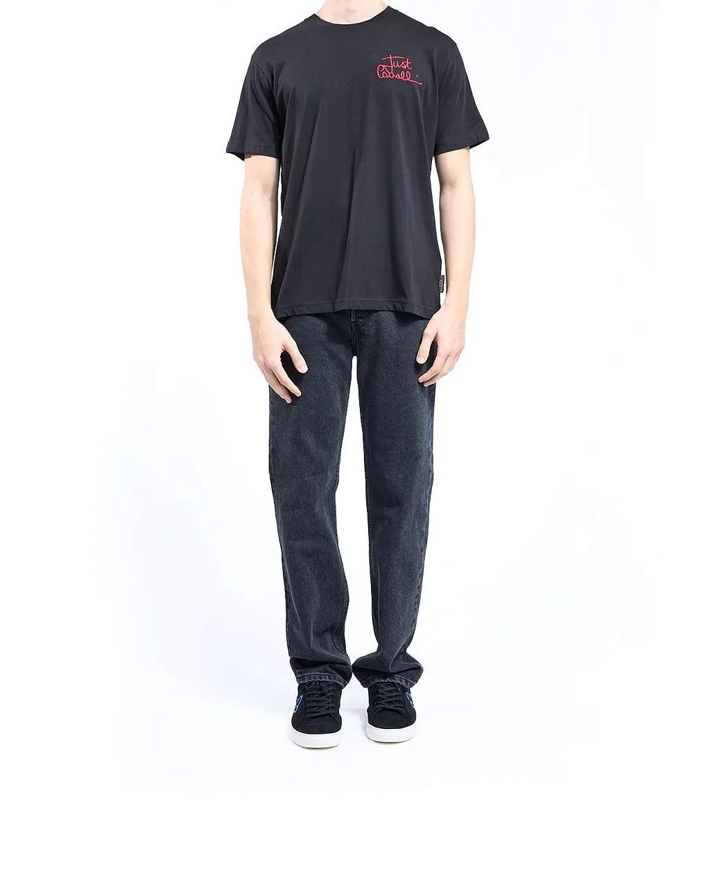 Just Cavalli Logo Embroidered T-Shirt