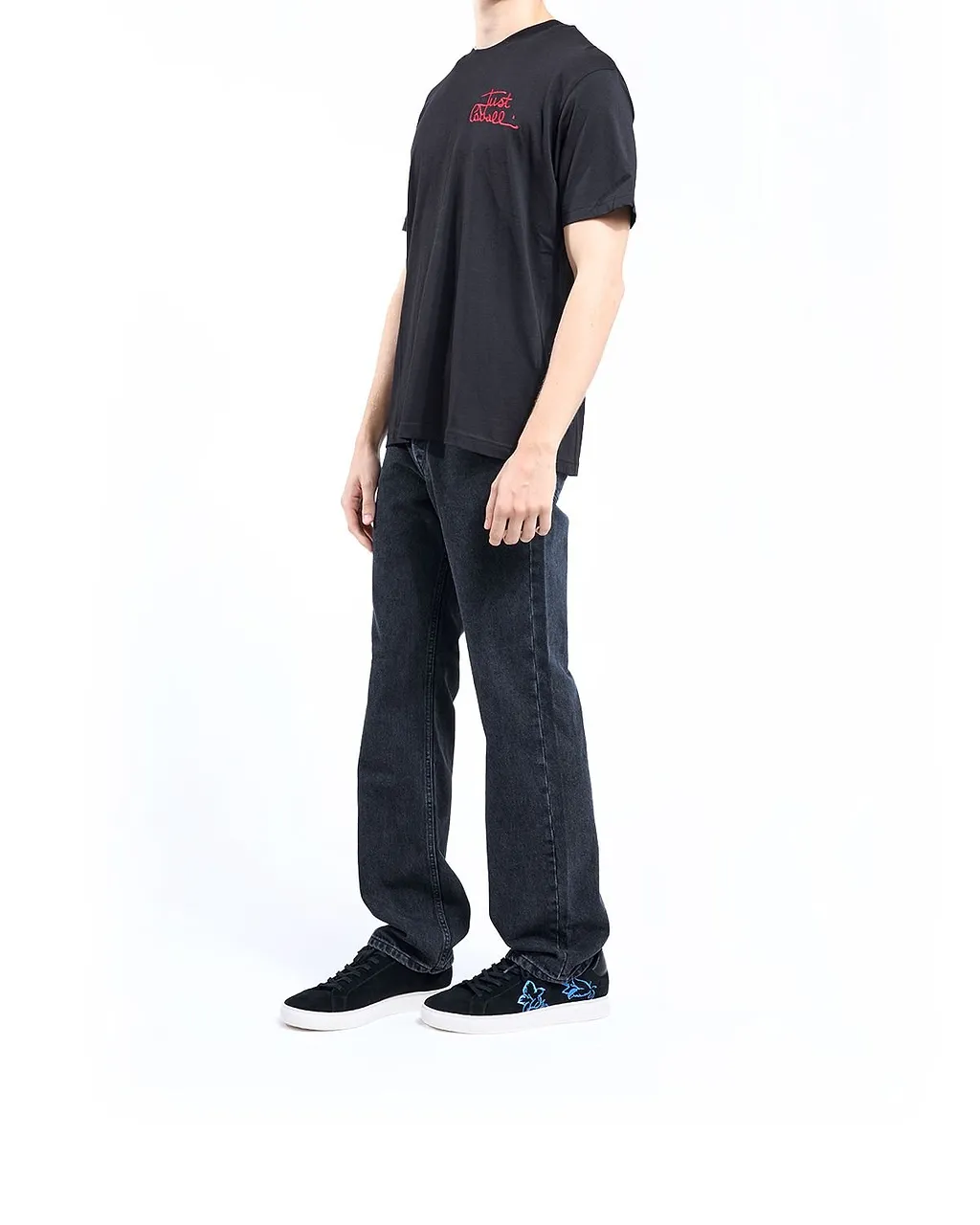 Just Cavalli Logo Embroidered T-Shirt