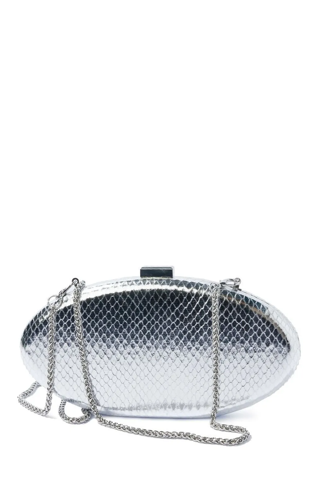 Just Cavalli Logo Plate Clutch Bag