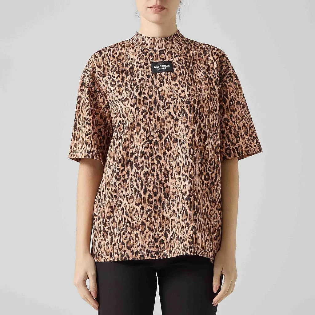 Just Cavalli Oversized Printed T-Shirt
