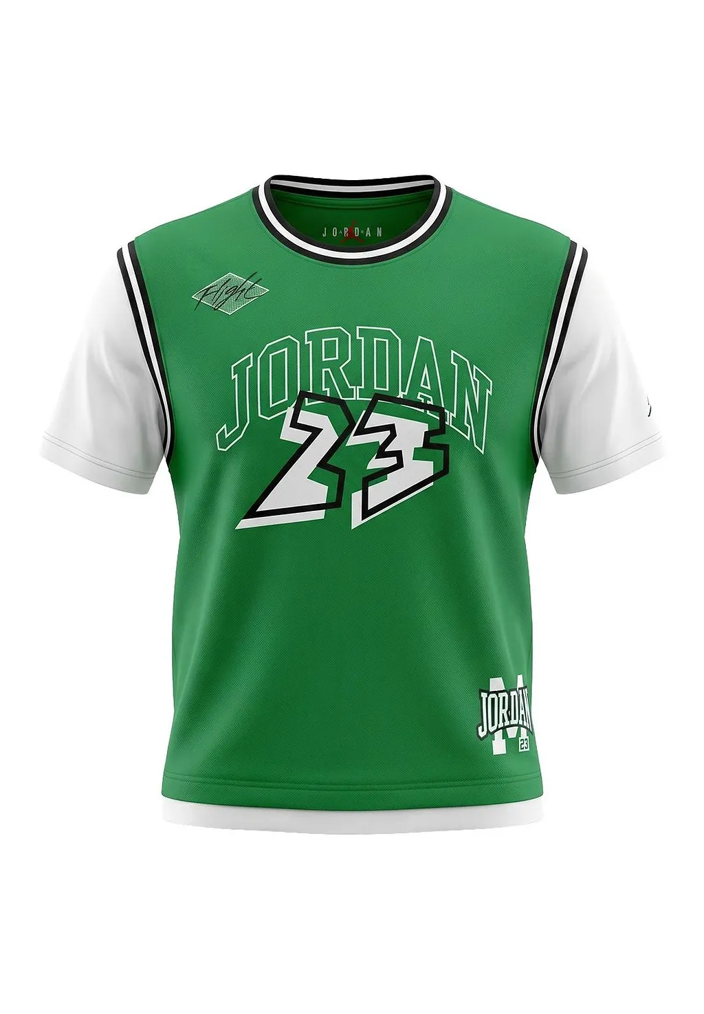 Jordan Kids Logo Printed Crewneck T-Shirt