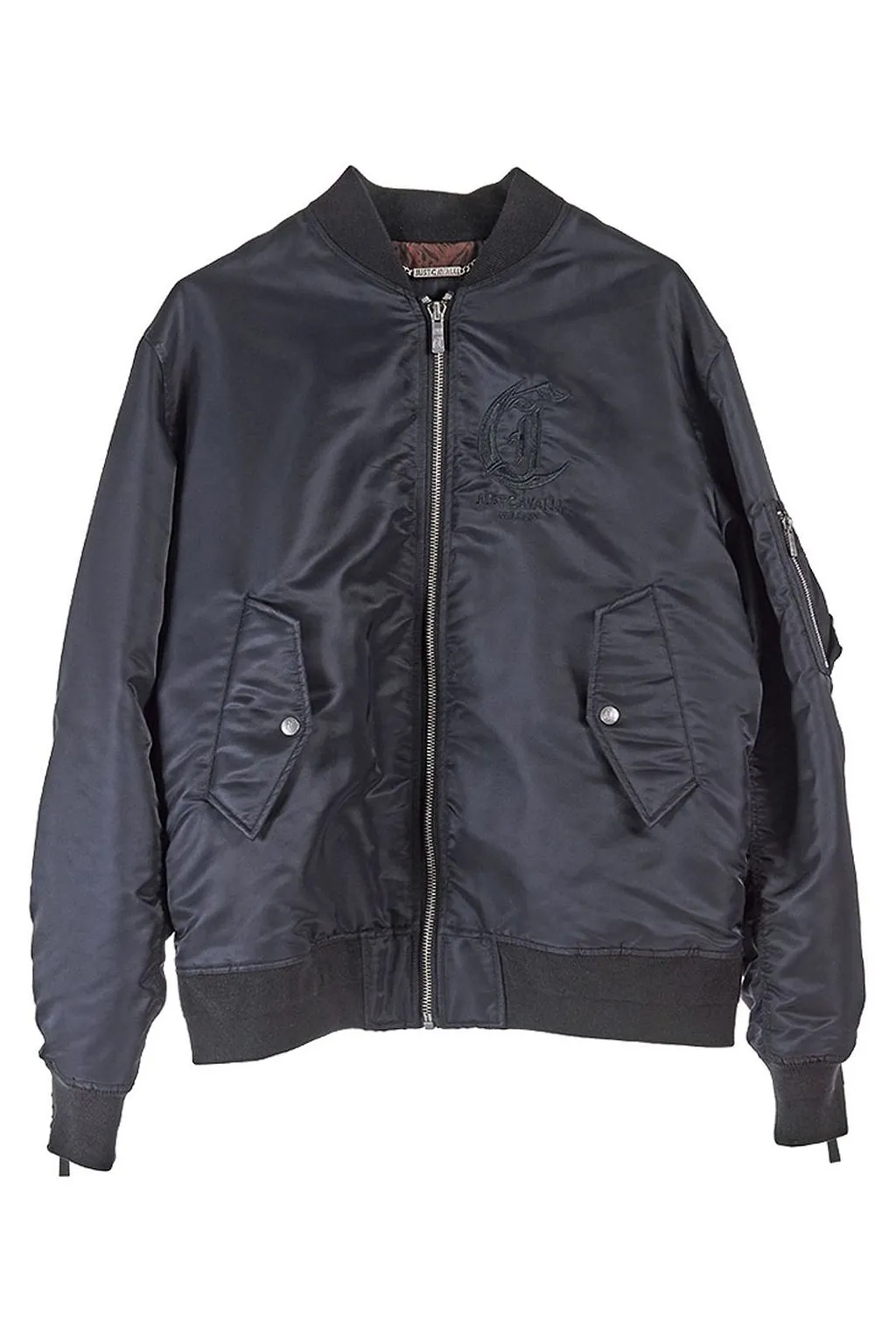 Just Cavalli Monogram Bomber Jacket