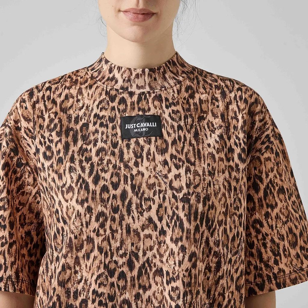 Just Cavalli Oversized Printed T-Shirt