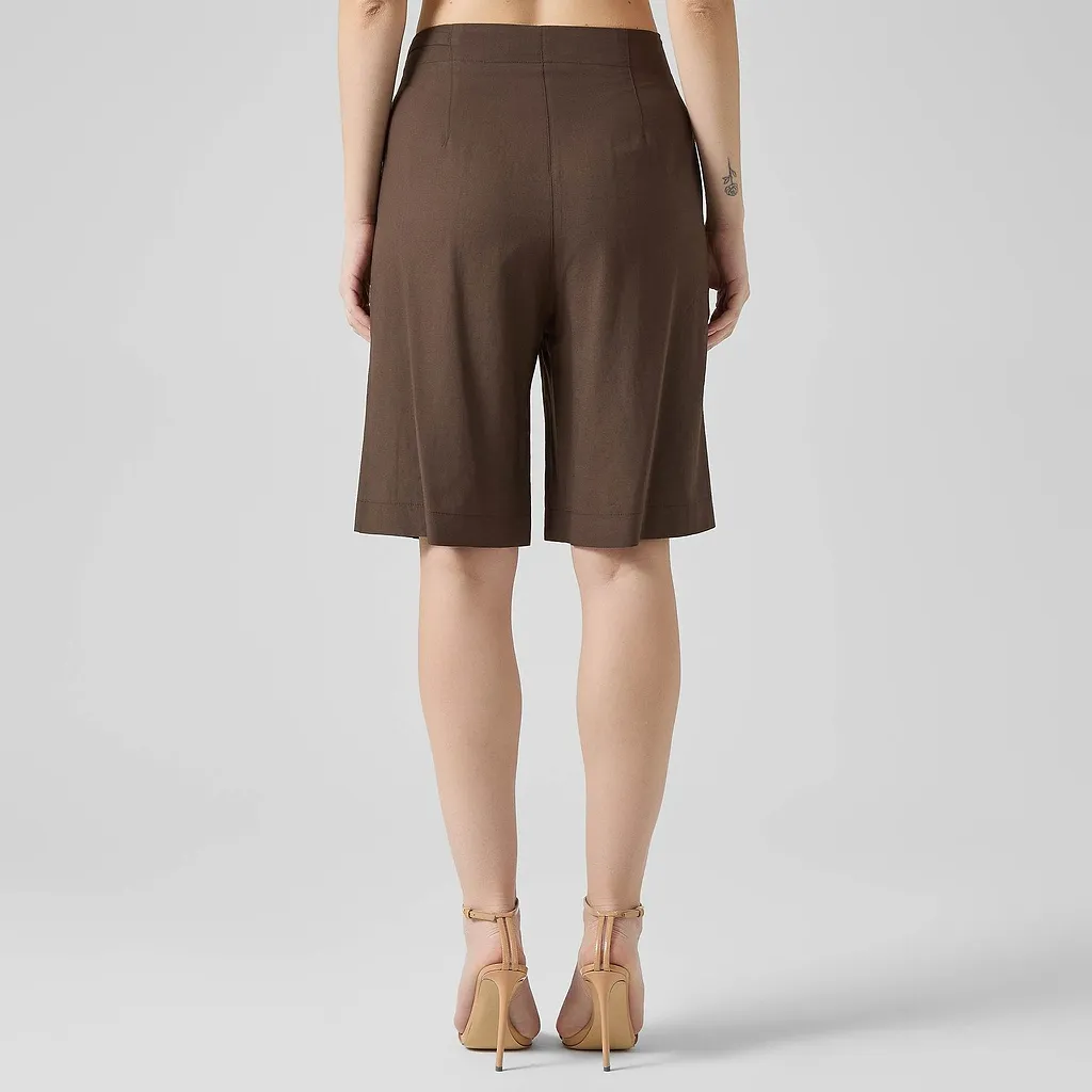Just Cavalli Pleated Bermuda Pants
