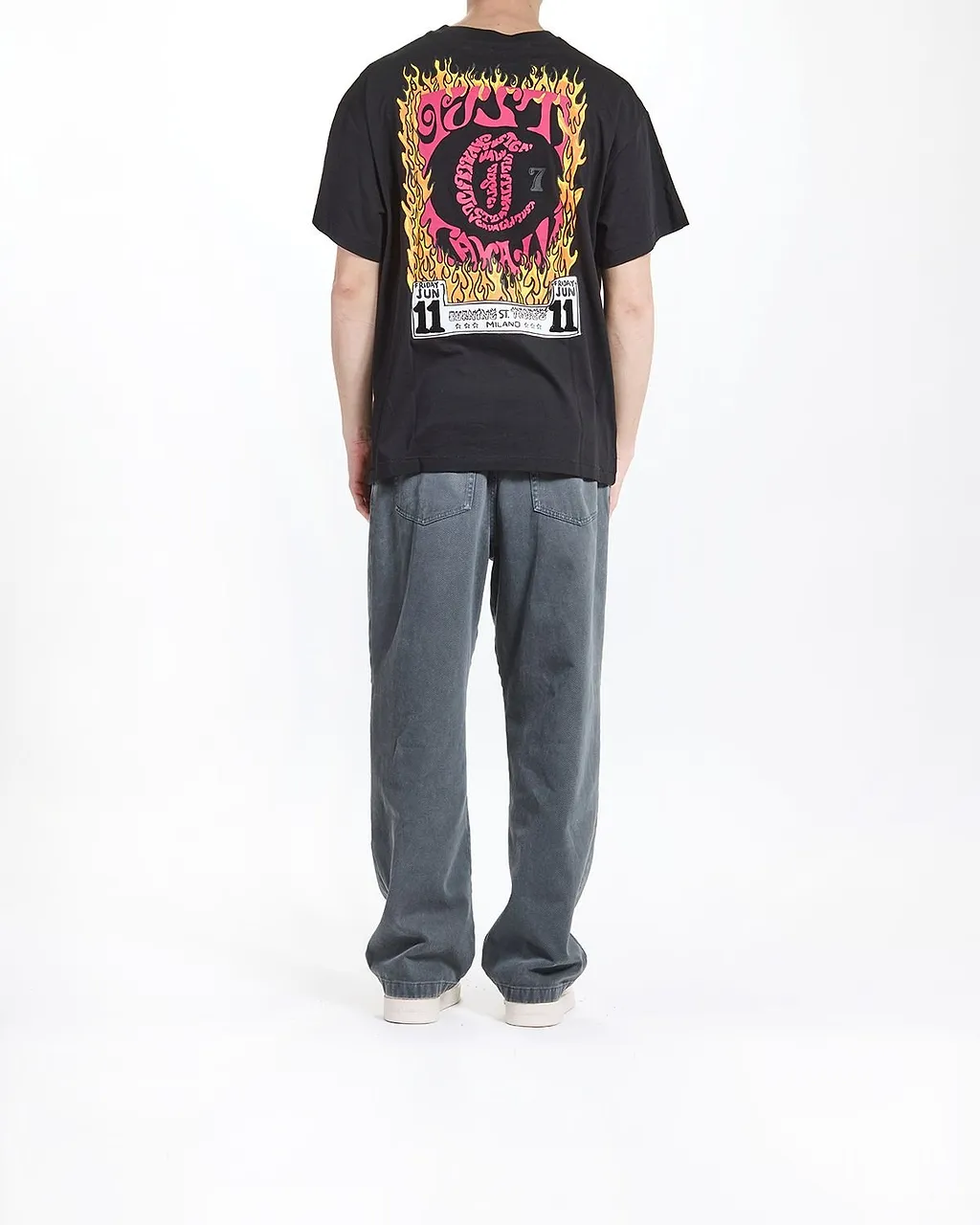 Just Cavalli Rock Your World Print T-Shirt