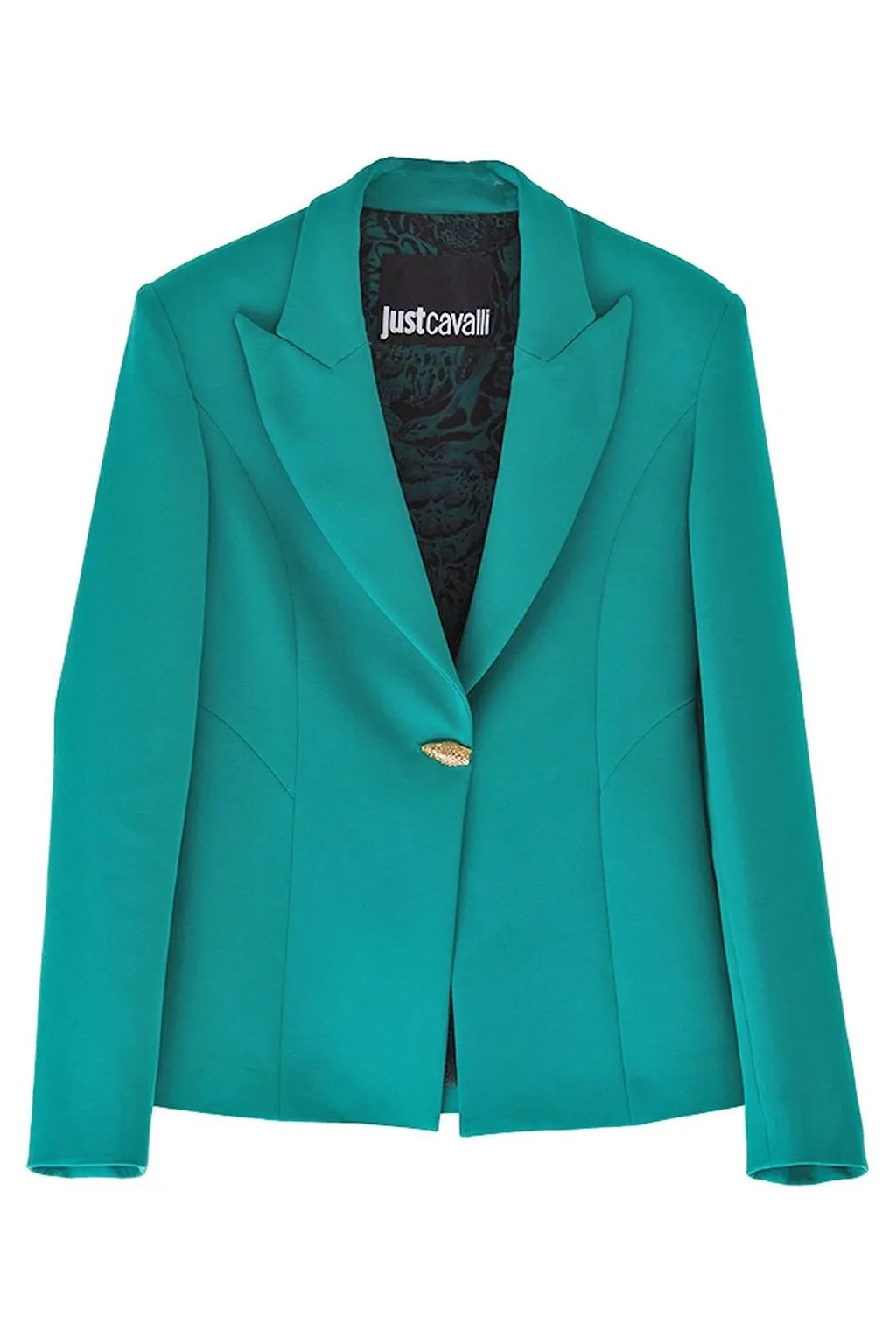 Just Cavalli Single-Breasted Slim Blazer
