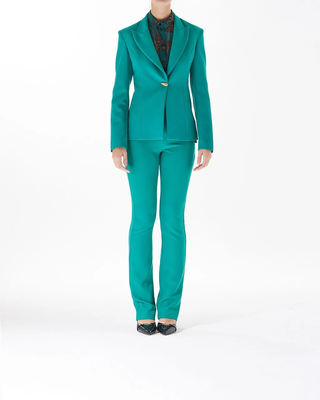 Just Cavalli Single-Breasted Slim Blazer