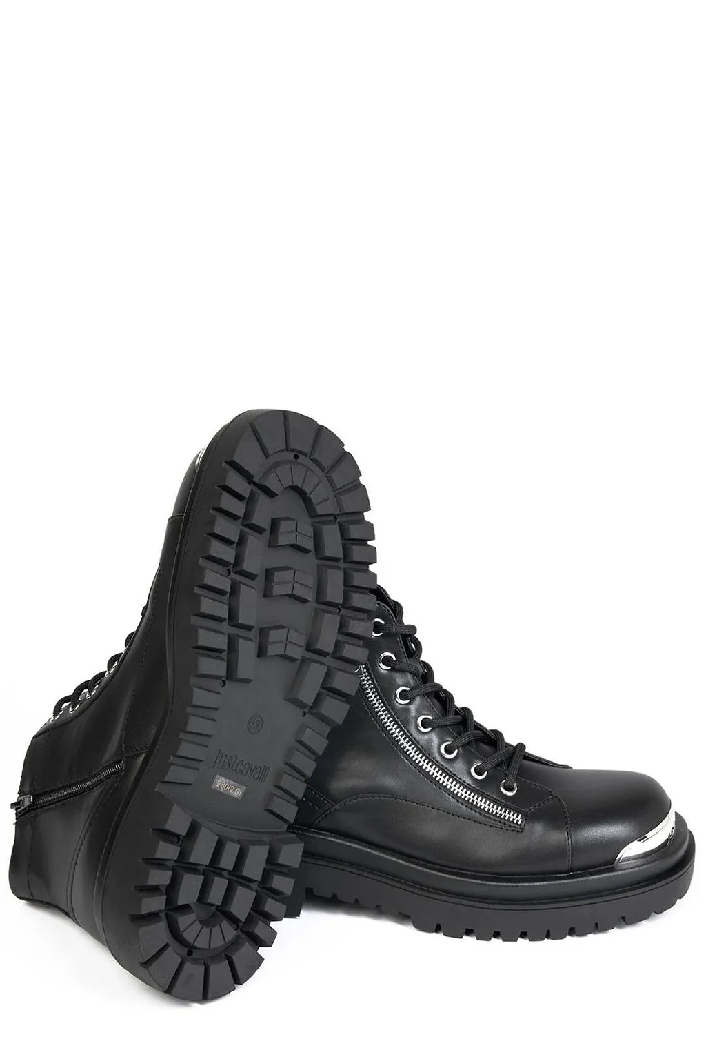 Just Cavalli Zip-Detailed Boots