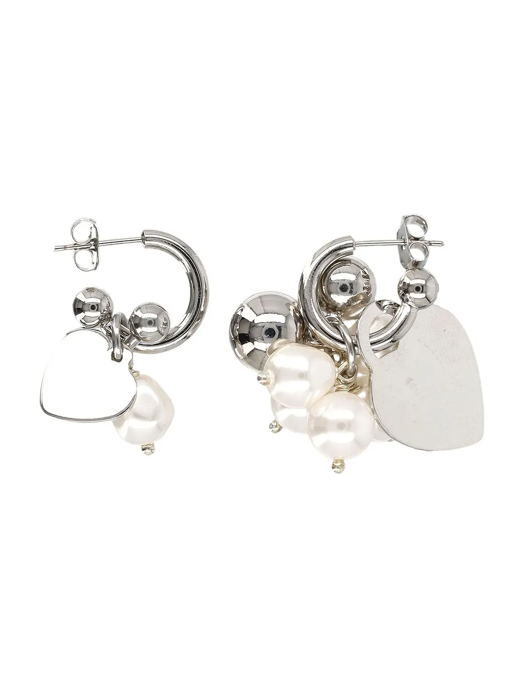 Justine Clenquet Abbey Charm Hoop Earrings