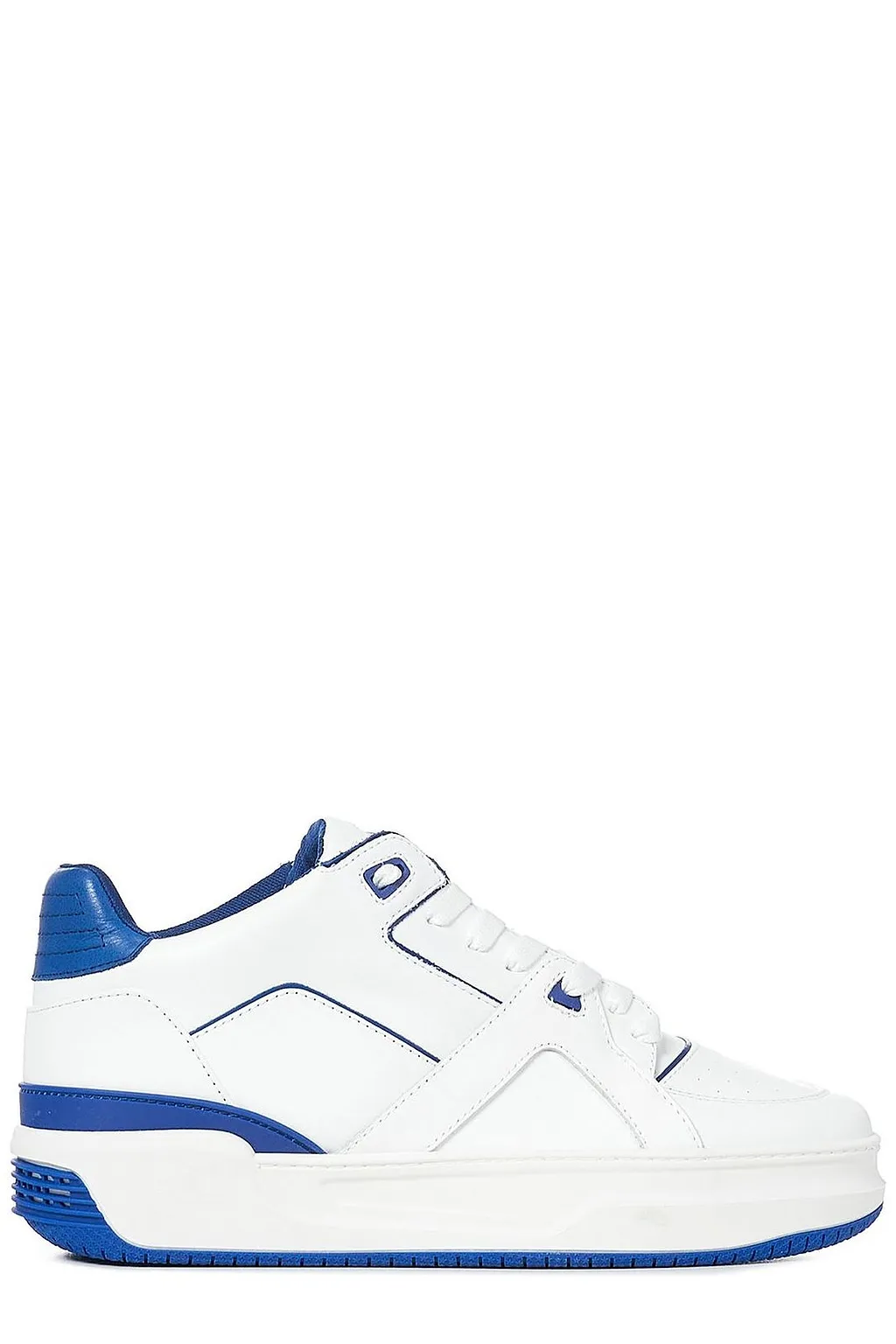Just Don Contrast Trim Lace-Up Sneakers