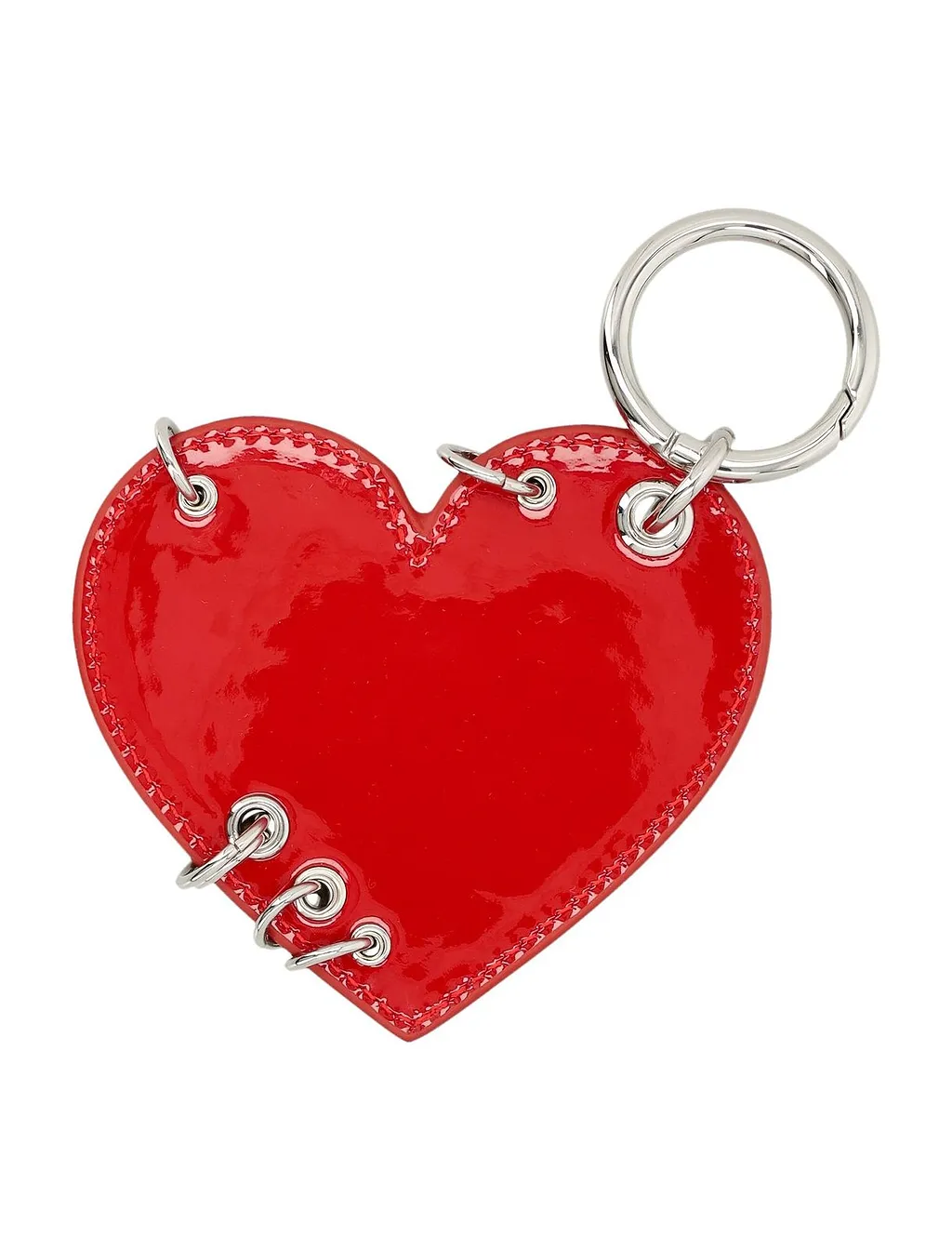 Heart Leather Keychain