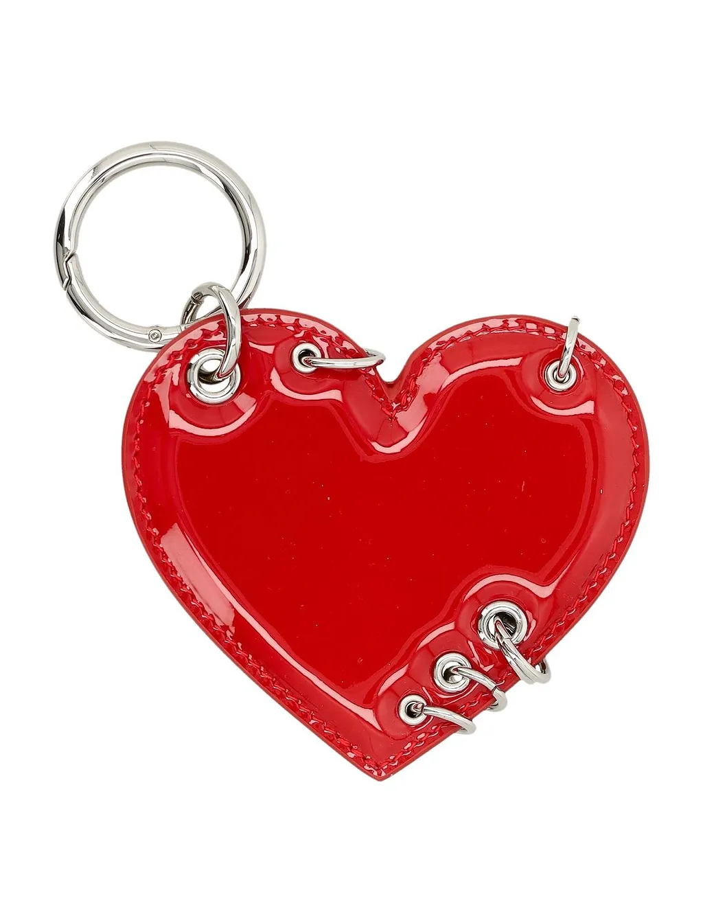 Heart Leather Keychain