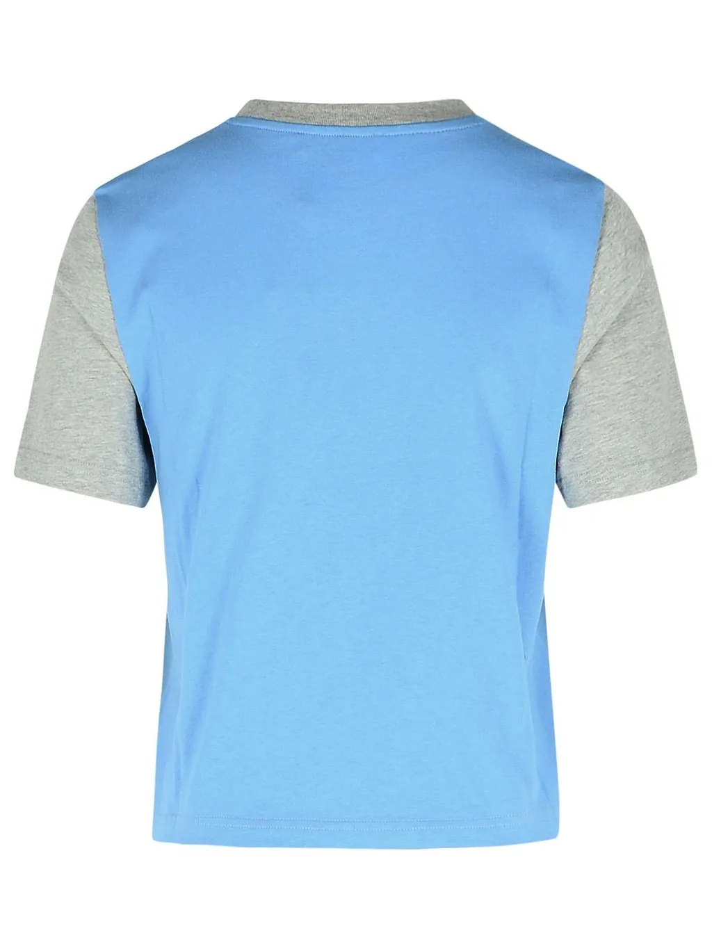 Jw Anderson Anchor Embroidery Panelled Cropped T-Shirt