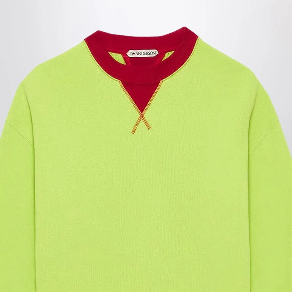 Jw Anderson Contrast V-Insert Sweater