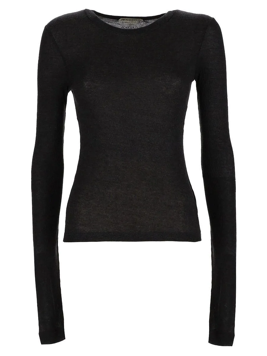 Jw Anderson Fitted Long Sleeve T-Shirt