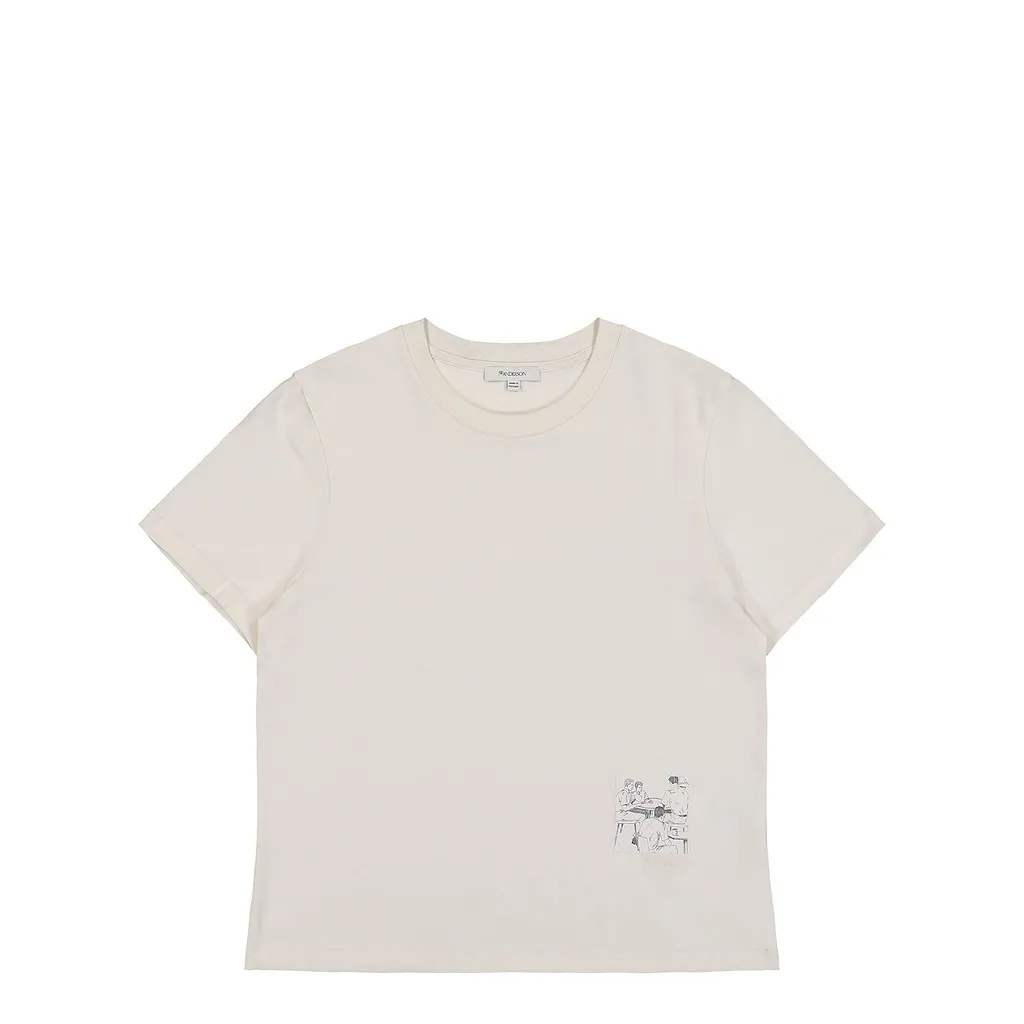 Jw Anderson Graphic-Printed Crewneck T-Shirt