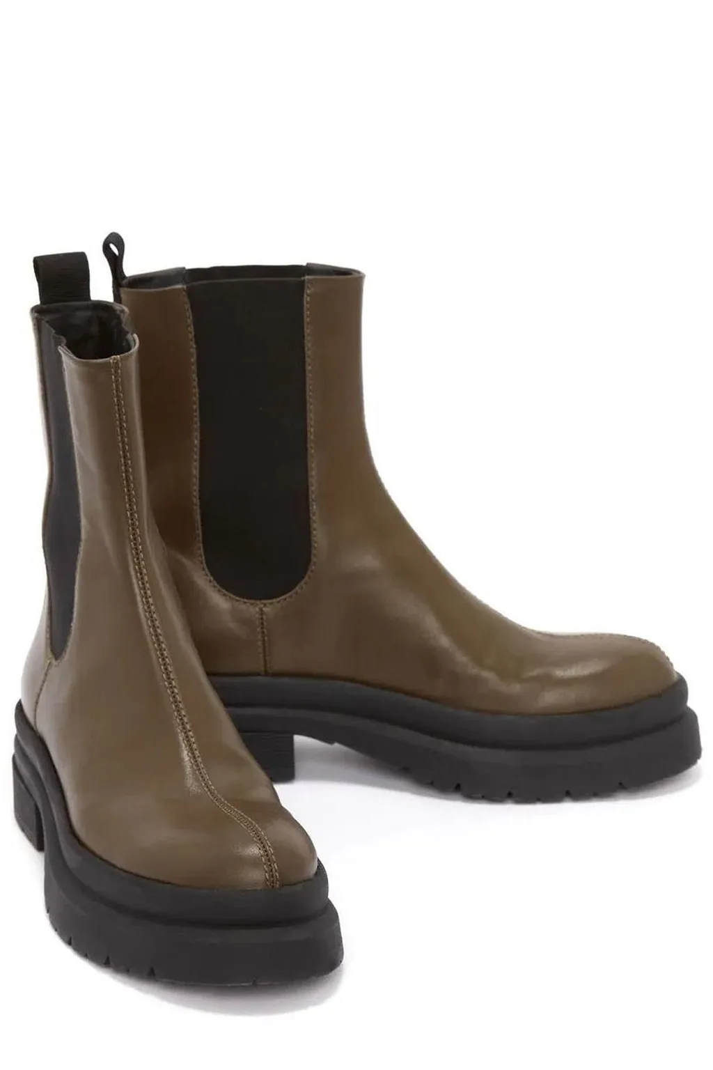 Jw Anderson Round Toe Chelsea Boots