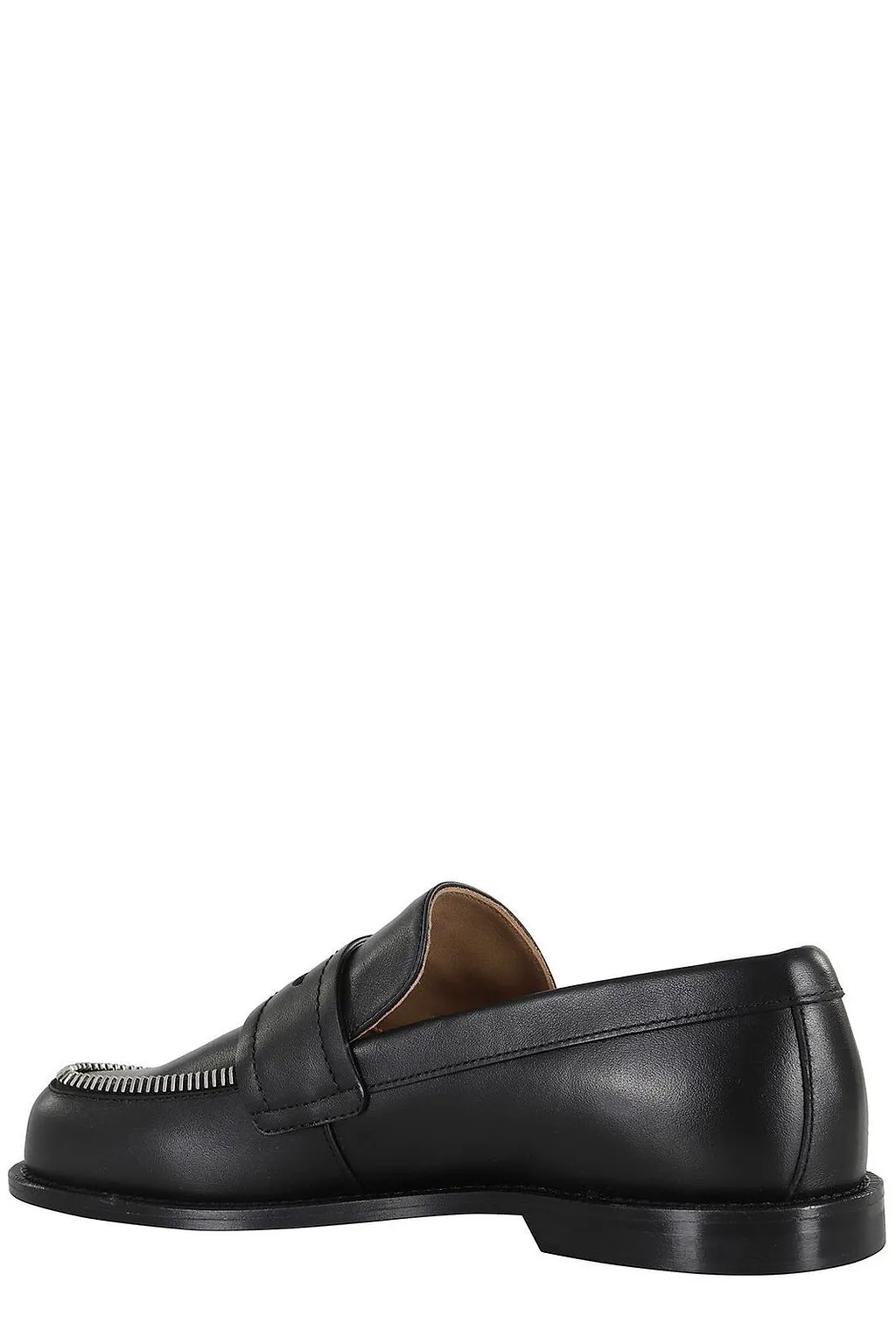 Jw Anderson Zip-Detailed Round Toe Loafers