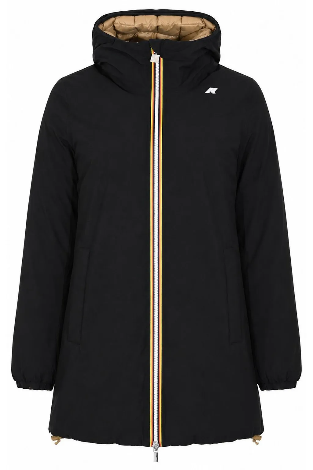 K-Way Hooded Reversible Down Jacket